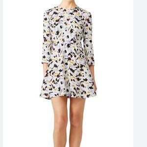 A.L.C. Terry Floral Silk Mini Dress